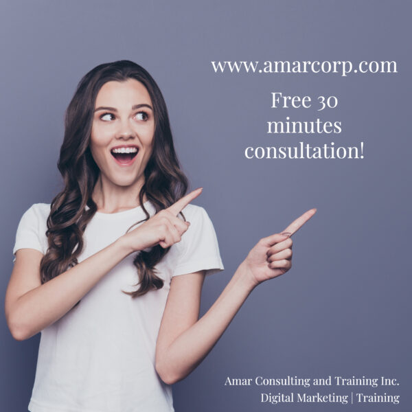 Free Consulting Offer by Amar Consulting and Training Inc.